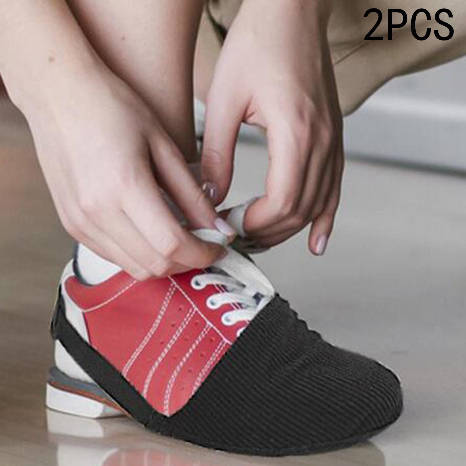 2Pcs Bowling Shoe Cover Bowling Shoe Slider Elastic for Adults Mens Practical