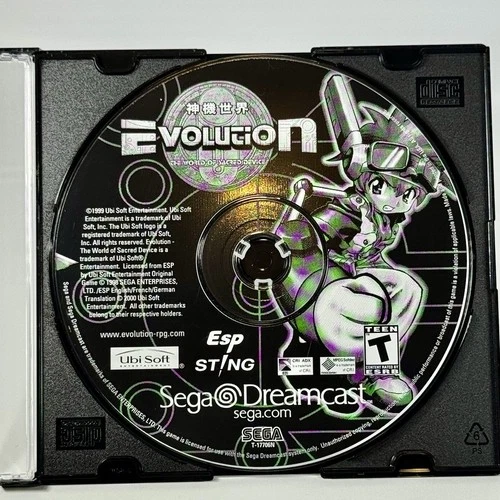Evolution The World of Sacred Device Disc Only! (Sega Dreamcast, 1999)