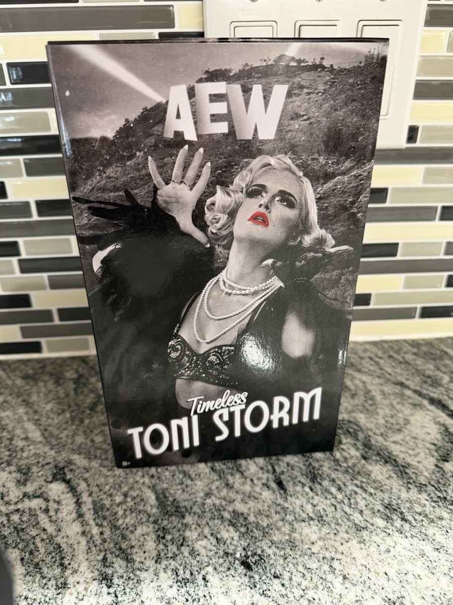 AEW Timeless Toni Storm Limited Wrestling Action Figure INCOMPLETE