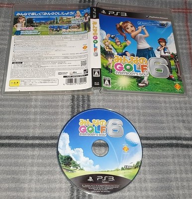 PS3 Everybody's GOLF 6 Japanese PlayStation 3. No Manual. Free Shipping 