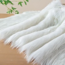 Faux Fur Fluffy Crafts Fabric 23.6x59 inch , Long Pile Shaggy Fur Fabric for ...