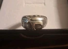 Men's Native American Elk Deer Sterling Silver Ring Heavy Size 10 Not Scrap 13g