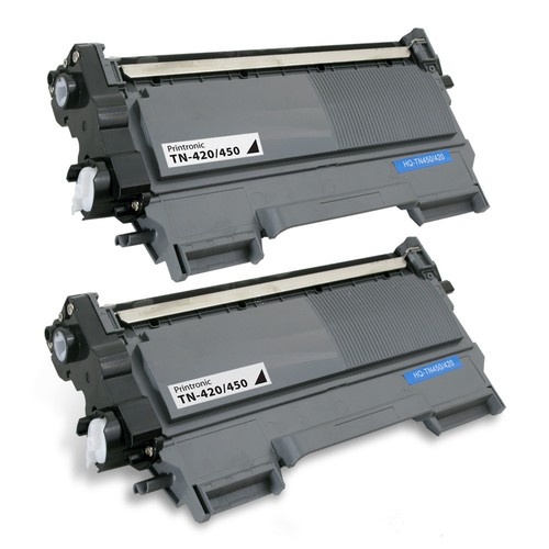 2PK Brother TN450 HL-2240D HL-2242D HL-2250DN HL-2270DW HL-2280DW FAX 2940 2840