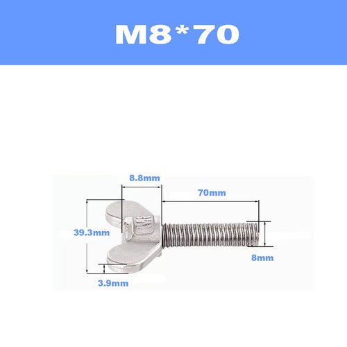 304 SS Butterfly Screw /Butterfly Sheep Horn Bolt / Hand Screw M4M5M6M8M10M12M16 - Picture 71 of 120