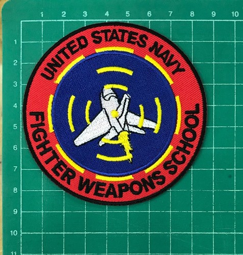 United States Navy Patch Fighter Weapons School Emblem Hoodie Shirt Jacke 3,3" - Bild 2 von 4