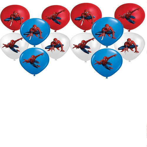 Spiderman Birthday Party Decorations.Banner,12 to 18 inch balloons, cape - Picture 23 of 43
