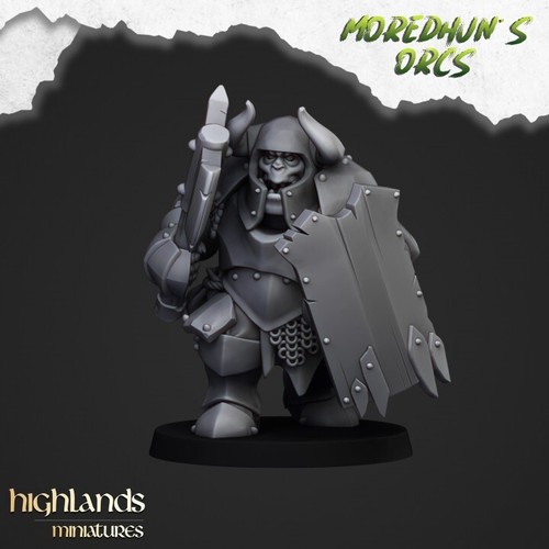 Armoured Orcs x 20 inc command Highlands miniatures WFB The Old World,AOS - Picture 5 of 14