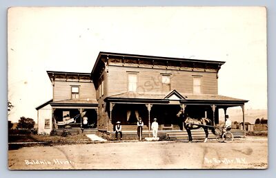 K7/ DeRuyter New York RPPC Postcard c1910 Baldwin House Hotel  265