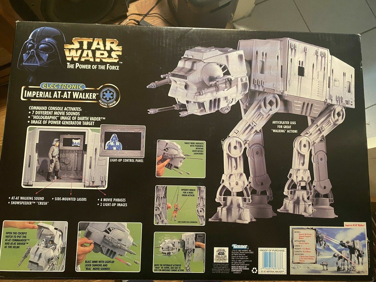Imperial AT-AT Walker Electronic 1997 STAR WARS Power of the Force