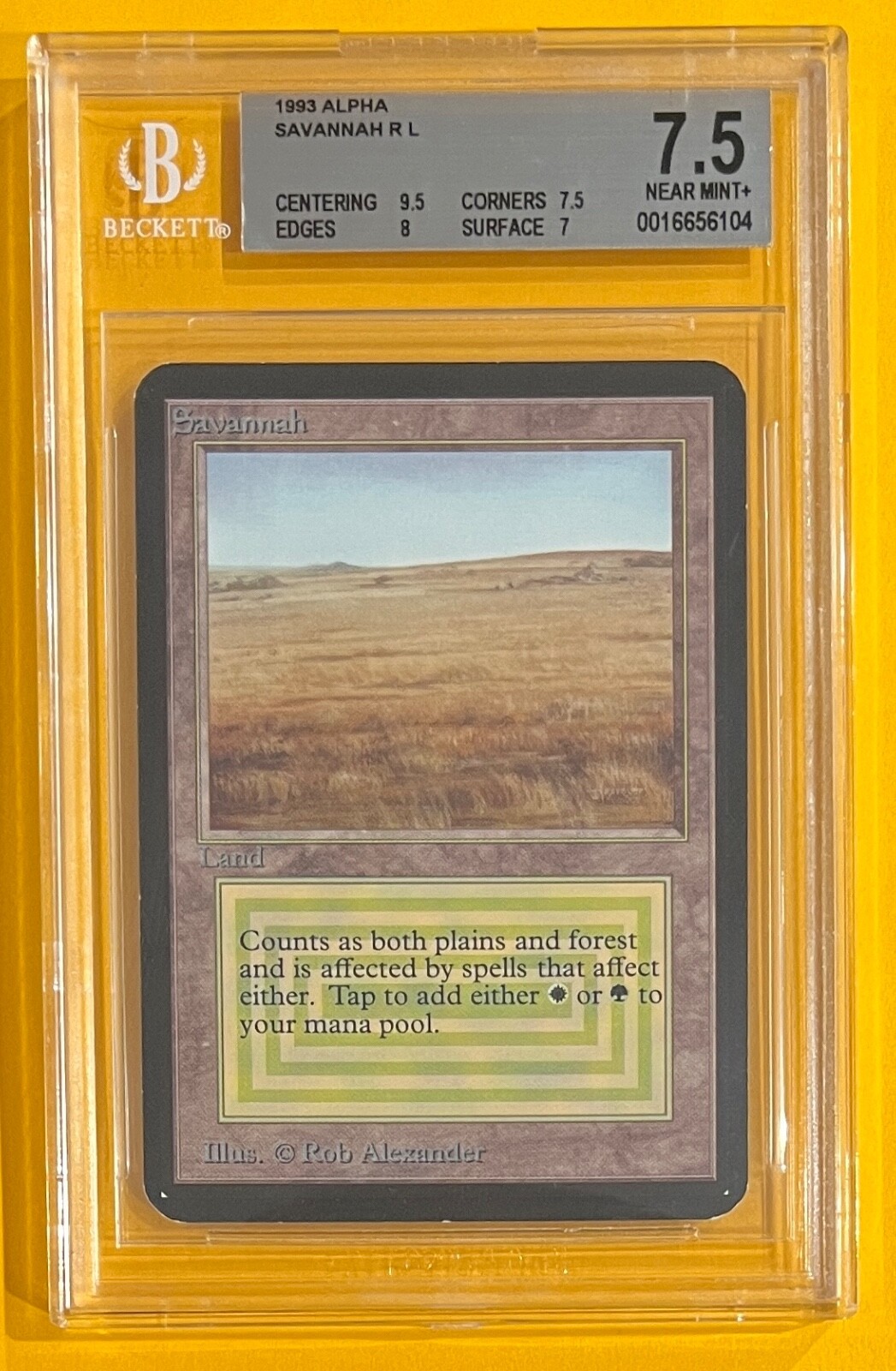 MTG SAVANNAH Alpha (BGS 7.5) (OldManMTG 009-139)