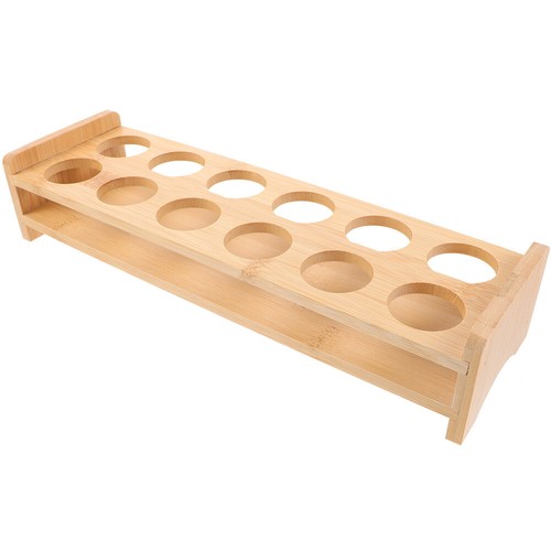 Straight Cup Holder Drinking Glasses Storage Organizer Shot Tray - Picture 8 of 12