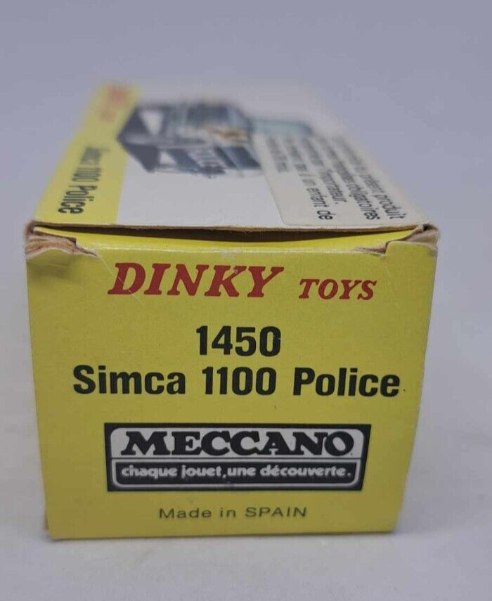 Simca 1100 Police DINKY TOYS • EUR 78,90 - FR