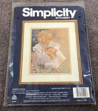 Vintage SIMPLICITY STITCHERY KIT JORDAN S SPRING