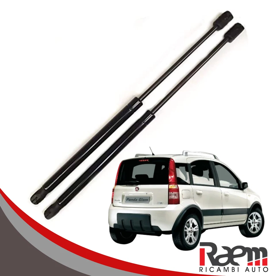 2 Molle a Gas Portellone Pistoncini Cofano Baule Posteriore Fiat Panda 169 2003 - Immagine 3 di 4
