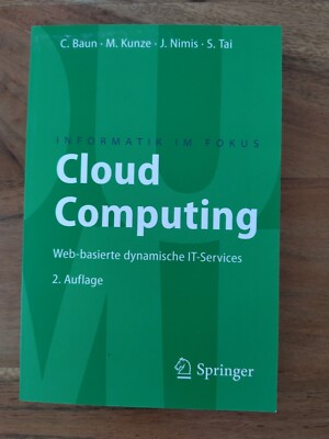 Cloud Computing, Web-basierte dynamische IT-Services, Christian Baun, 2. Auflage