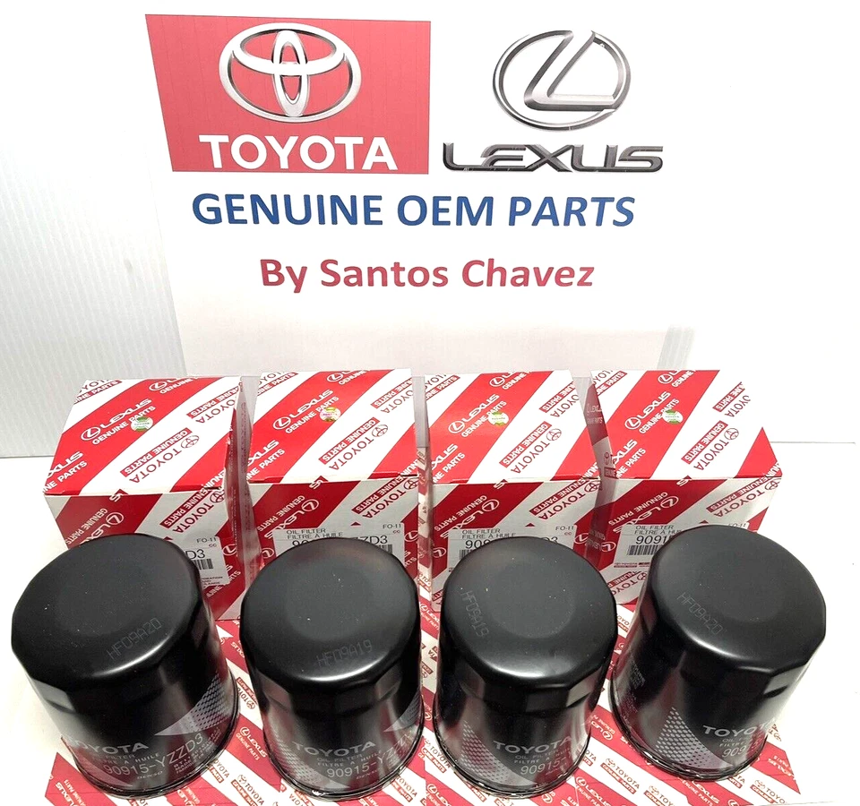 Filtro de aceite Toyota Land Cruiser 1984-2007 (X4) pieza original OEM Foto 3 de 4