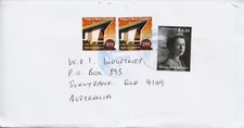 PNG COVER  - UPRATED PROVISIONALS ON COVER TO AUSTRALIA