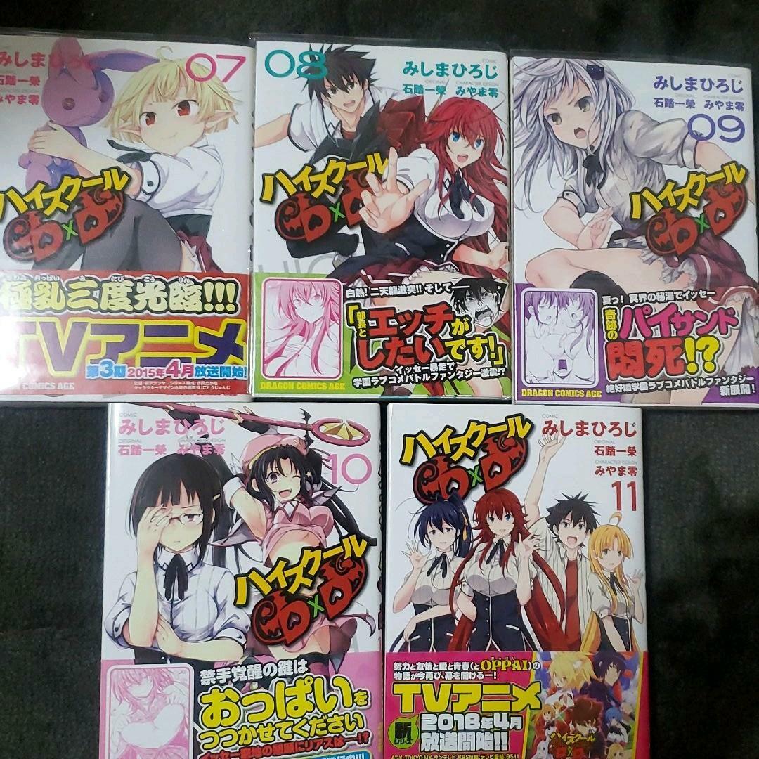 HIGHSCHOOL D X D Vol.1-11 Set Complete Manga Comic HIROJI MISHIMA from Japan