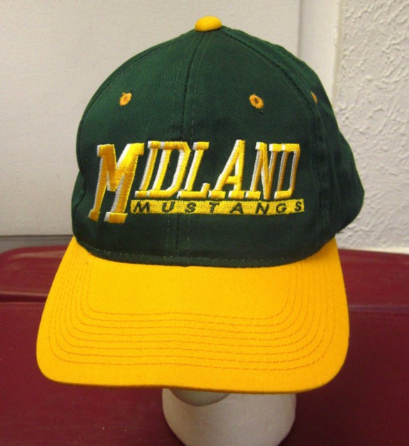 MIDLAND MUSTANGS embroidery High School baseball hat Arkansas cap OG