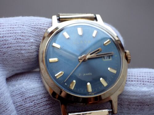 Russia USSR Soviet SLAVA 21 Jewels Mechanical Watch Superb & WORKING Condition