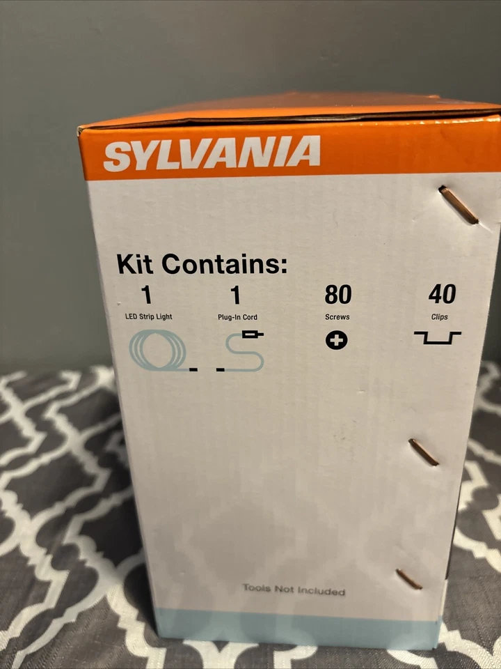 (2) Sylvania 32,8 pies Luces LED de riel de cubierta de iluminación de paisaje flexibles enchufables de 60 vatios Foto 4 de 4