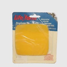 Life Form Nasco Replica American Cheddar Cheese Slice Fake Food Realistic Displa