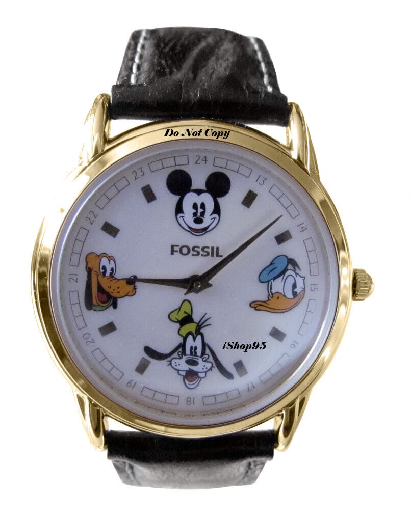 NEW Disney Fossil Mickey Mouse Pluto Goofy Donald Duck NEW Disney Fossil Mickey Mouse Pluto Goofy Donald Duck
