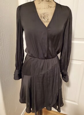 Socialite Women's Size Medium Black Long Sleeve A-Line Dress Nordstrom Rack  for sale online | eBay