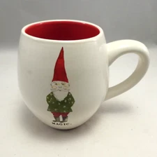 Rae Dunn Artisan Collection Magenta Gnome ELF MAGIC Coffee Mug