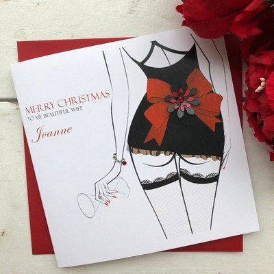 handmade card for girlfriend