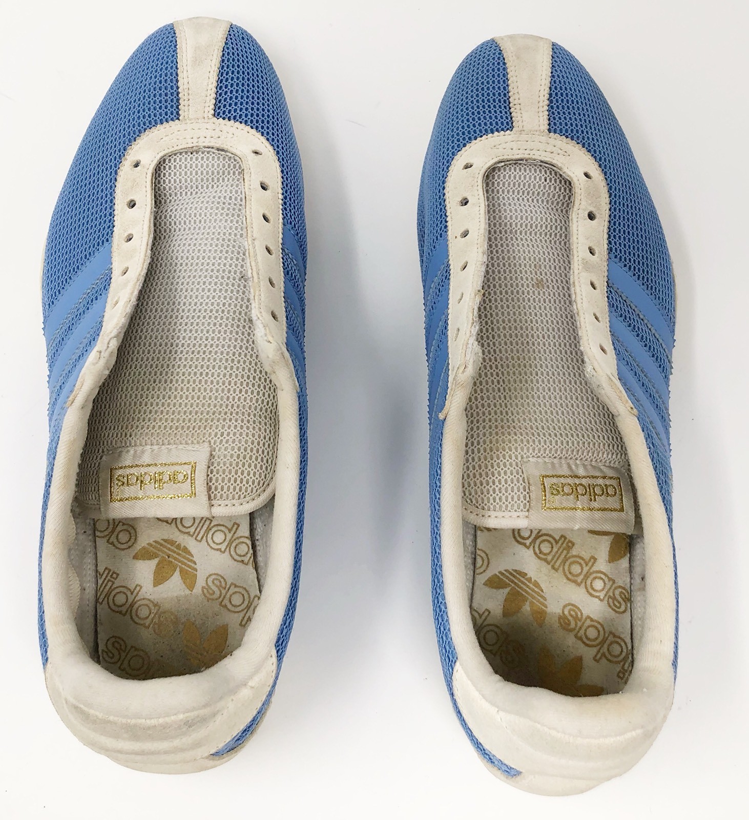 Adidas Titan Track Trainer Athletic Shoe blue cream Size suede mesh Men's Size cream 11 5de481 Adidas Titan Track Trainer Athletic Shoe blue cream Size suede mesh Men's Size cream 11 5de481