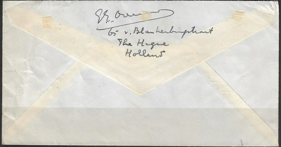 NETHERLANDS/HOLLAND - ILLUSTRATED FIRST DAY COVER - 1951 "CHILD WELFARE" - USED - Image 2 of 2