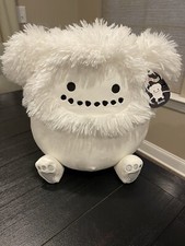 Squishmallow 12 Snowman Benny White Bigfoot Silver Feet SELECT SERIES Ships Now