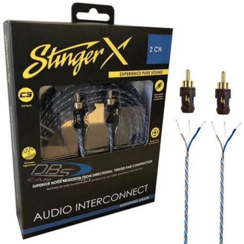 Stinger XI1217 X1 Series 17ft 2-Channel Rca Cable Premium Audio Interconntect  - Picture 1 of 4