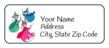 30 Personalized Return Address Labels, Tags, Stickers, 2.625" x 1" (30) Fairy
