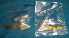 Kings Electronics 2 New Brass Silver Plated BNC: T Connector/Splitter Made: USA