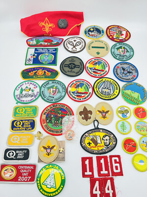  Boy Scouts of America Patches 2000s Camp Merit Council Pins BSA Lot of 40+