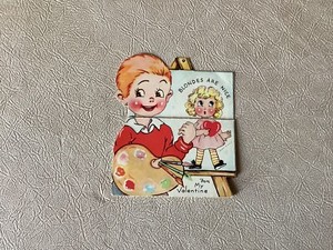 valentine card vintage/1930-40’s