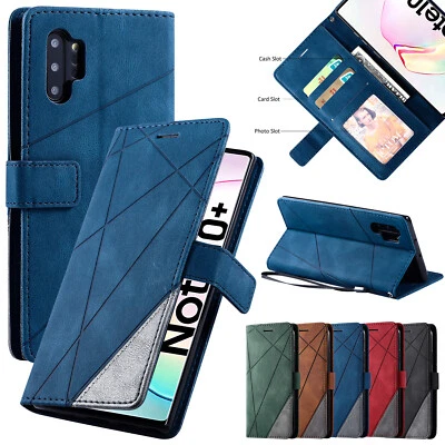 Hülle Für Samsung Note20 S23 S22 S21 S20 S10 Flip Cover Case Handy SchutzTasche - Bild 1 von 4