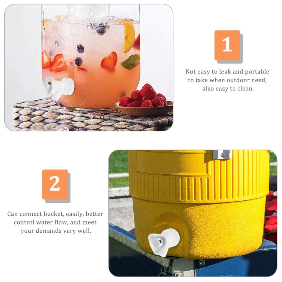 TOYANDONA 2er Set Wasserhähne Für Getränkespender - Einfach Zu Installieren