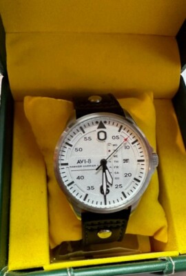 Mens Designer Avi-8 Hawker Harrier II Wrist Watch Limited Edition Watch Boxed