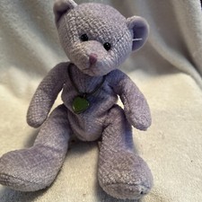 Russ Berrie Bears Of The Month- 7" BEAR - OCTOBER BIRTHSTONE OPAL 206