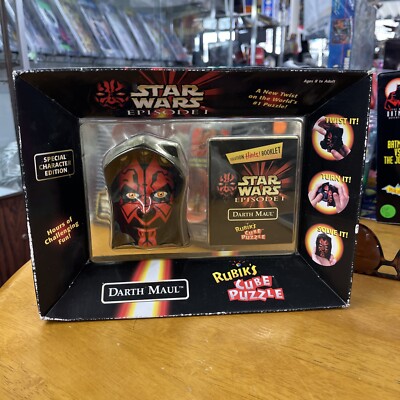 Star Wars Episode I Darth Maul Rubik's Cube Puzzle 1999 Brand New Factory Sealed