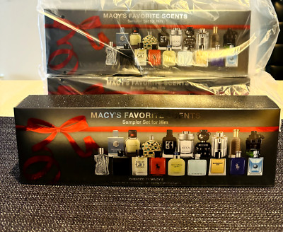 Holiday Macys' 18Pc Discovery Fragrance Sampler Gift Set For Him