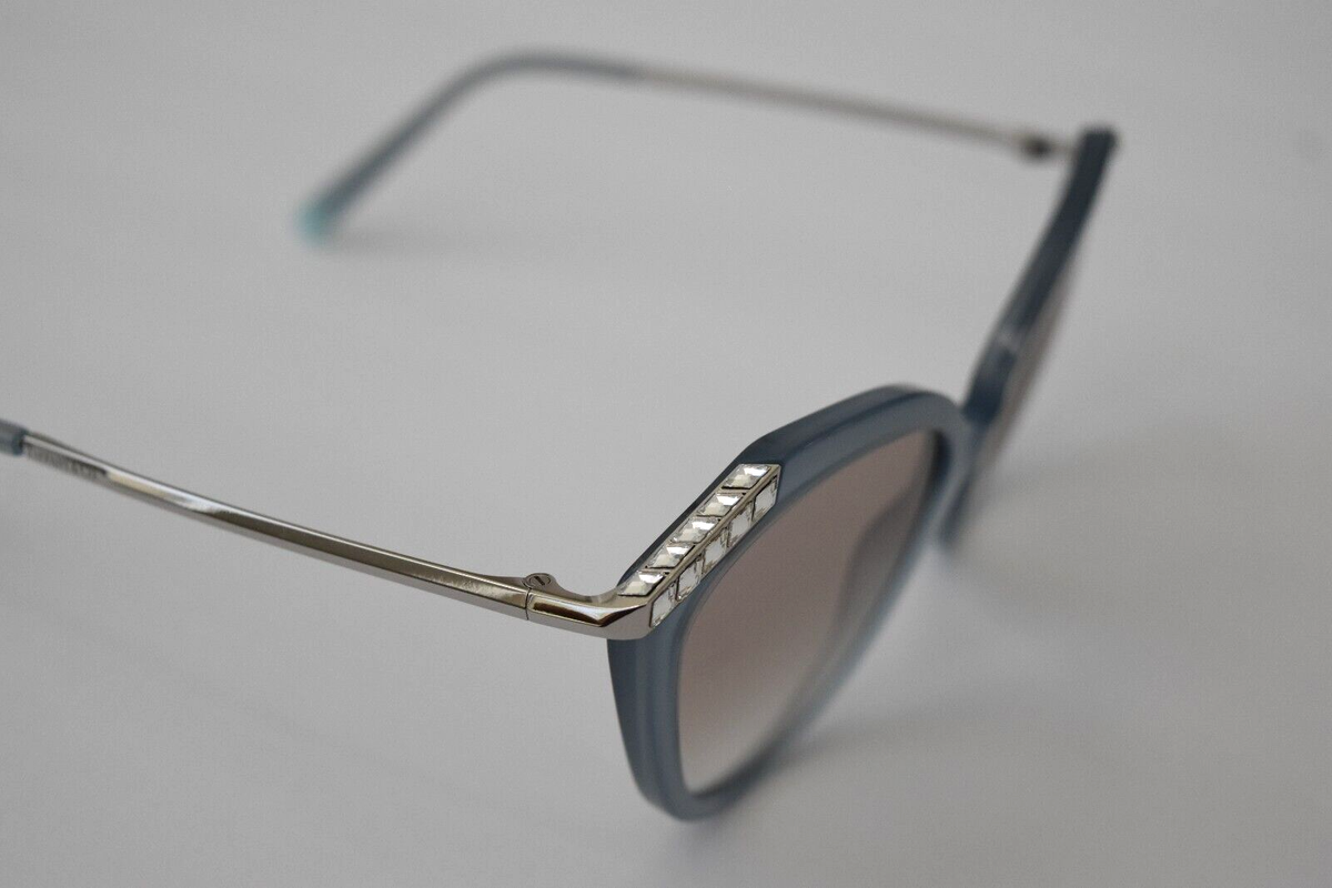 NEW Tiffany & Co. Silver Black Crystals TF4173-B 8001/9S 55-17-140 Sunglasses OS 0TF4148__80013B__P21__noshad__  main image 3