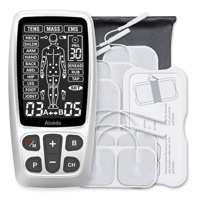 Alcedo 3 in 1 TENS Unit + EMS Combination Machine Muscle Stimulator Pain Relief