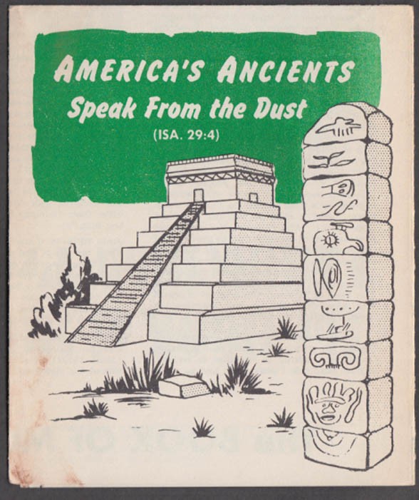 America's Ancients Speak from the Dust Book of Mormon sales folder ca 1940s