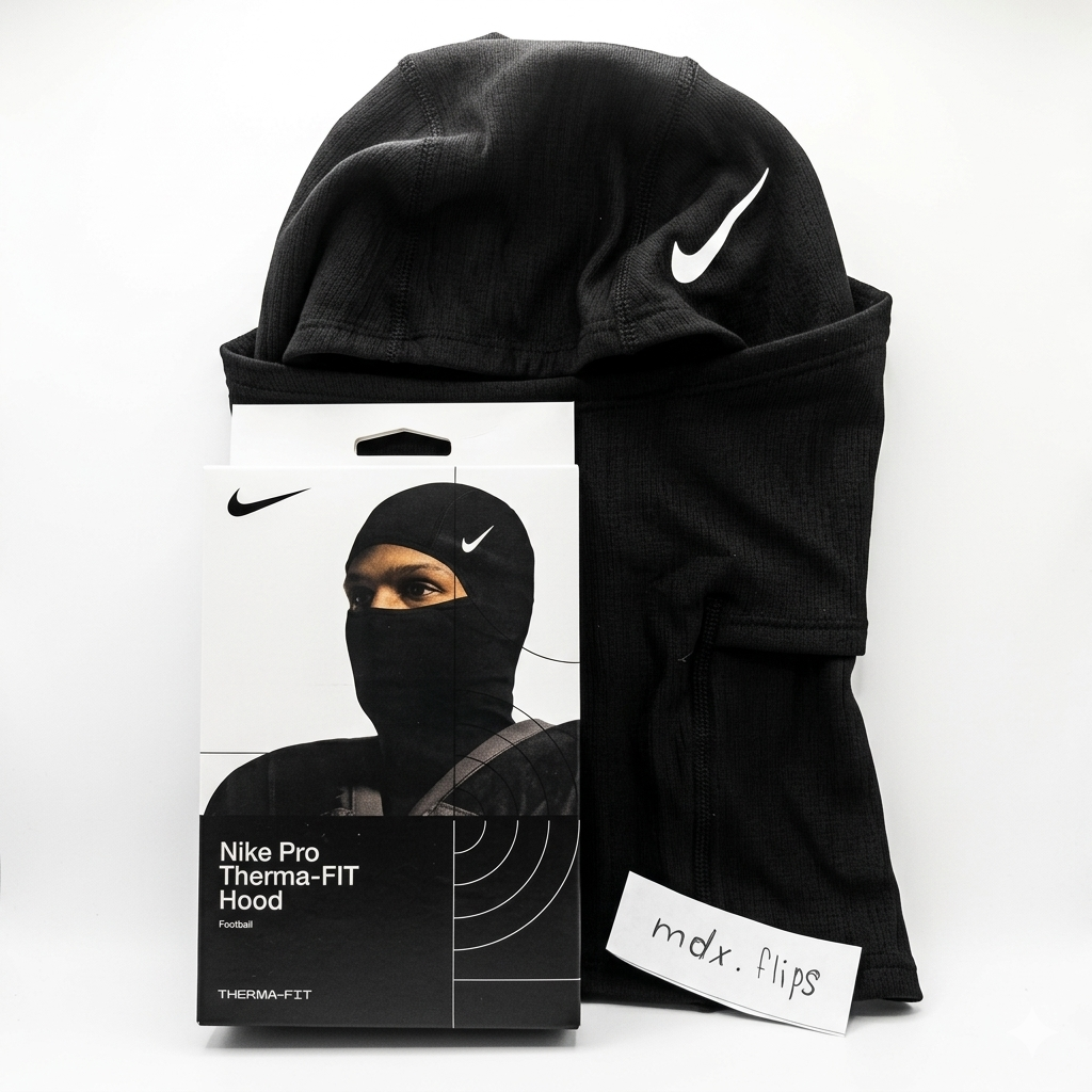 Nike Pro Therma-Fit Hyperwarm Hood Ski Mask Black Shiesty