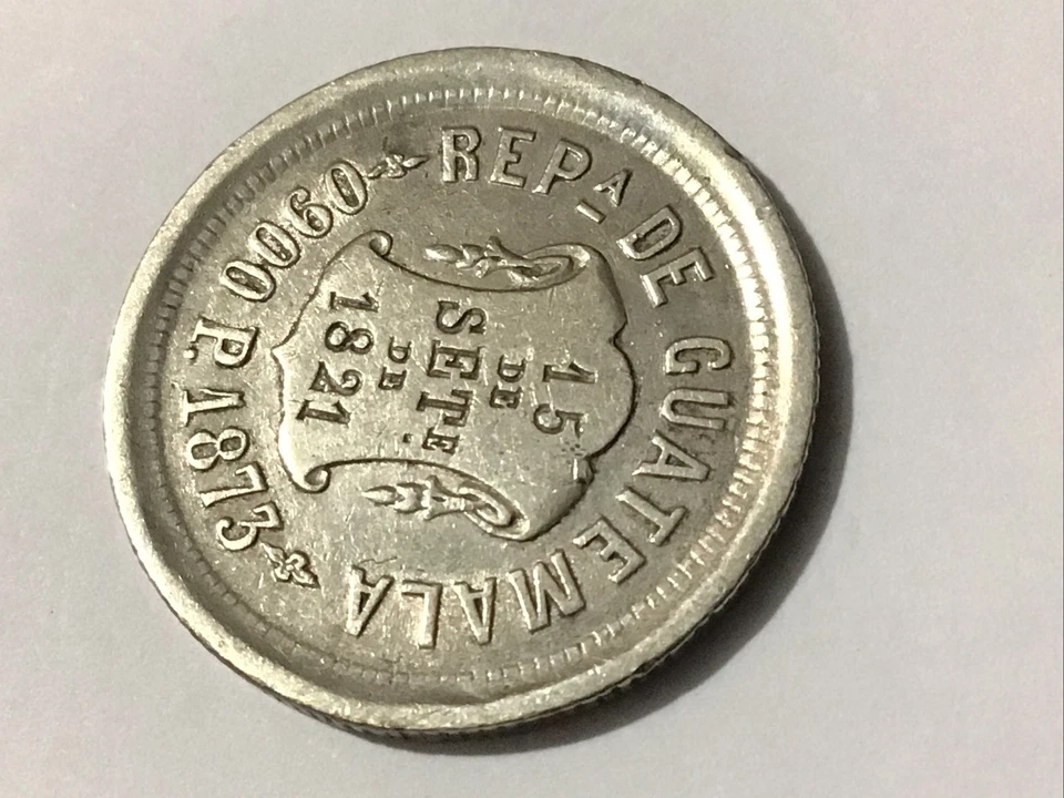 1873 P GUATEMALA. 2 REALES Silver KM-149 HG - Image 4 of 4