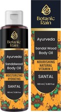 Botanic Rain Ayurveda Body Oil for Dry & Crepey Skin (Sandalwood)